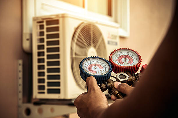 Professional Ductwork Repair technician working in Lisbon, ME